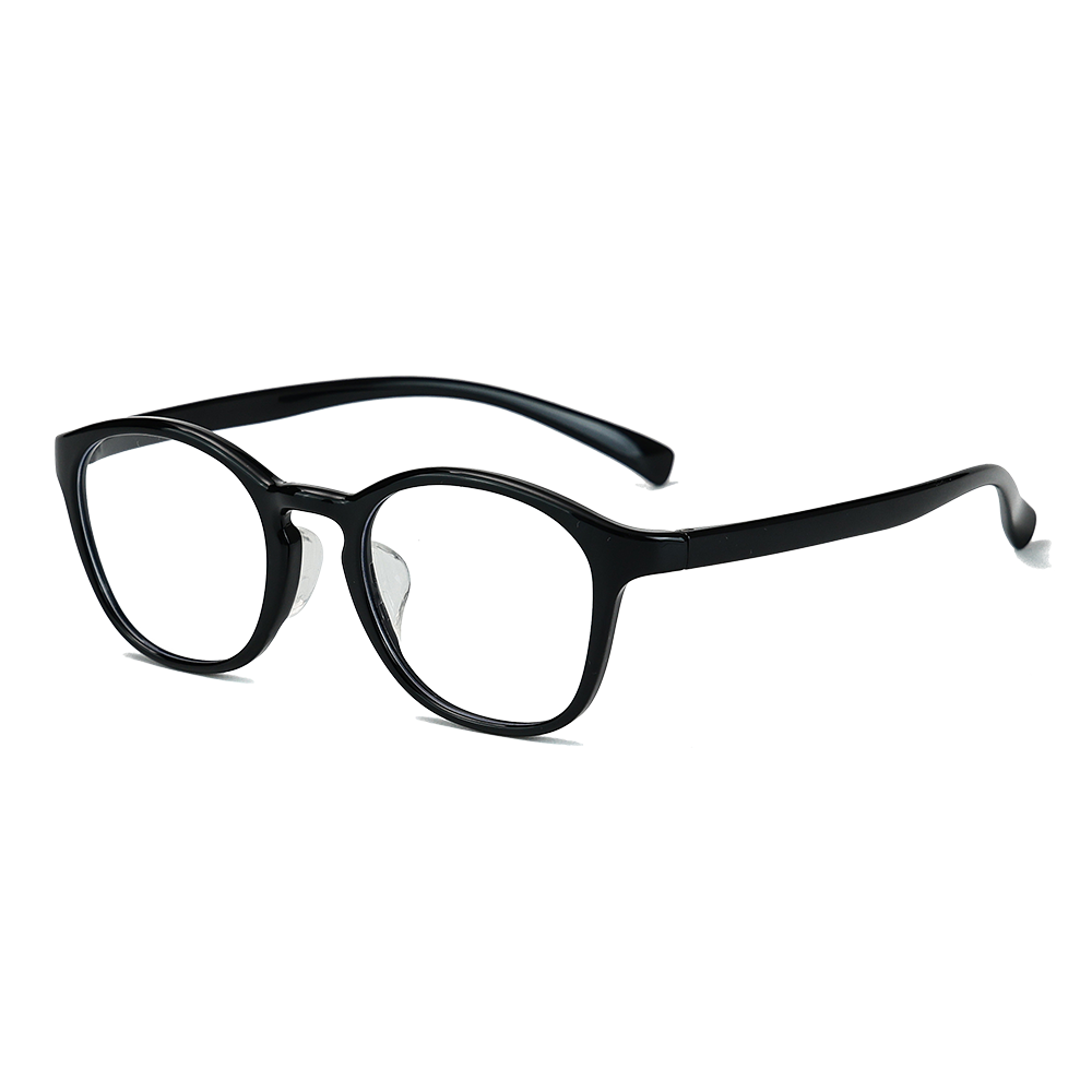نظارات عدسة شفافة ذات إطار TR90 عتيق تحجب الضوء الأزرق