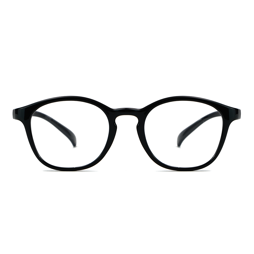 نظارات عدسة شفافة ذات إطار TR90 عتيق تحجب الضوء الأزرق