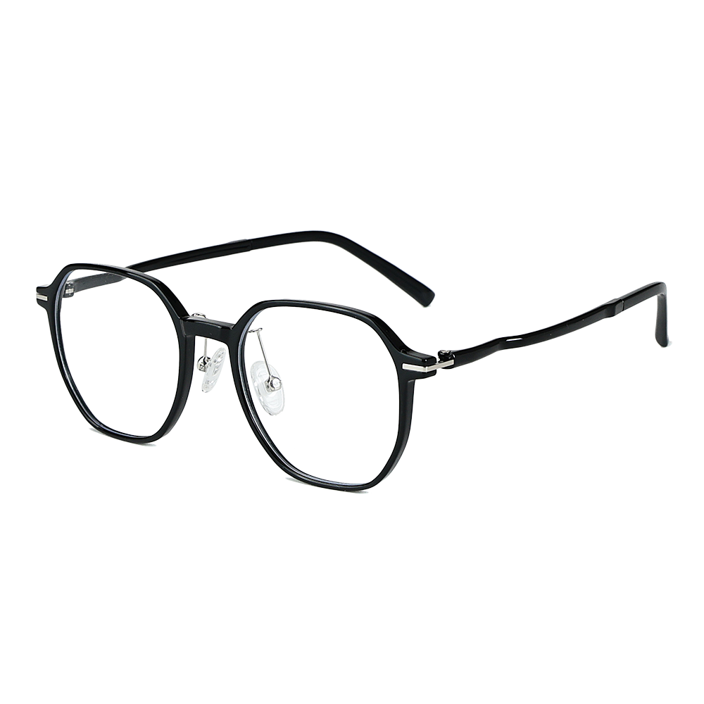 نظارة زجاجية خفيفة الوزن بإطار مربع للجنسين تحجب الضوء الأزرق