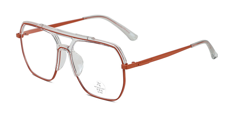 نظارات حماية من الضوء الأزرق بإطار معدني طراز INS Style Pilot