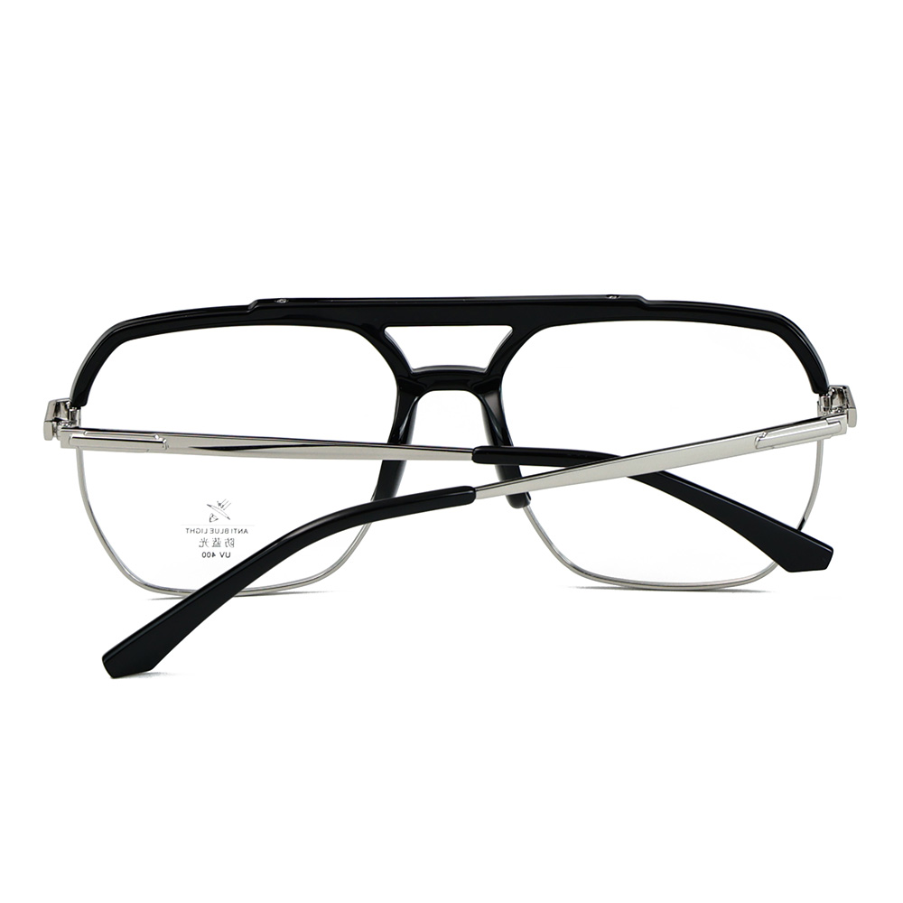 النظارات الشمسية العصرية ذات الإطار الصغير المضلع للحماية من الأشعة فوق البنفسجية