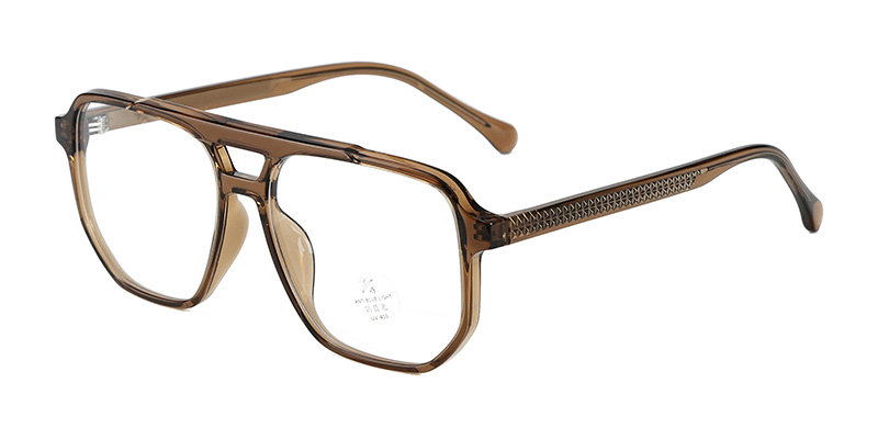 نظارات Retro TR90 Acetate ذات الشعاع المزدوج المضادة للضوء الأزرق