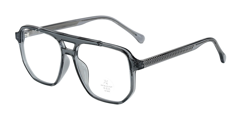 نظارات Retro TR90 Acetate ذات الشعاع المزدوج المضادة للضوء الأزرق