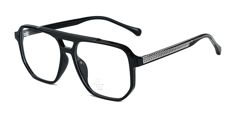 نظارات Retro TR90 Acetate ذات الشعاع المزدوج المضادة للضوء الأزرق