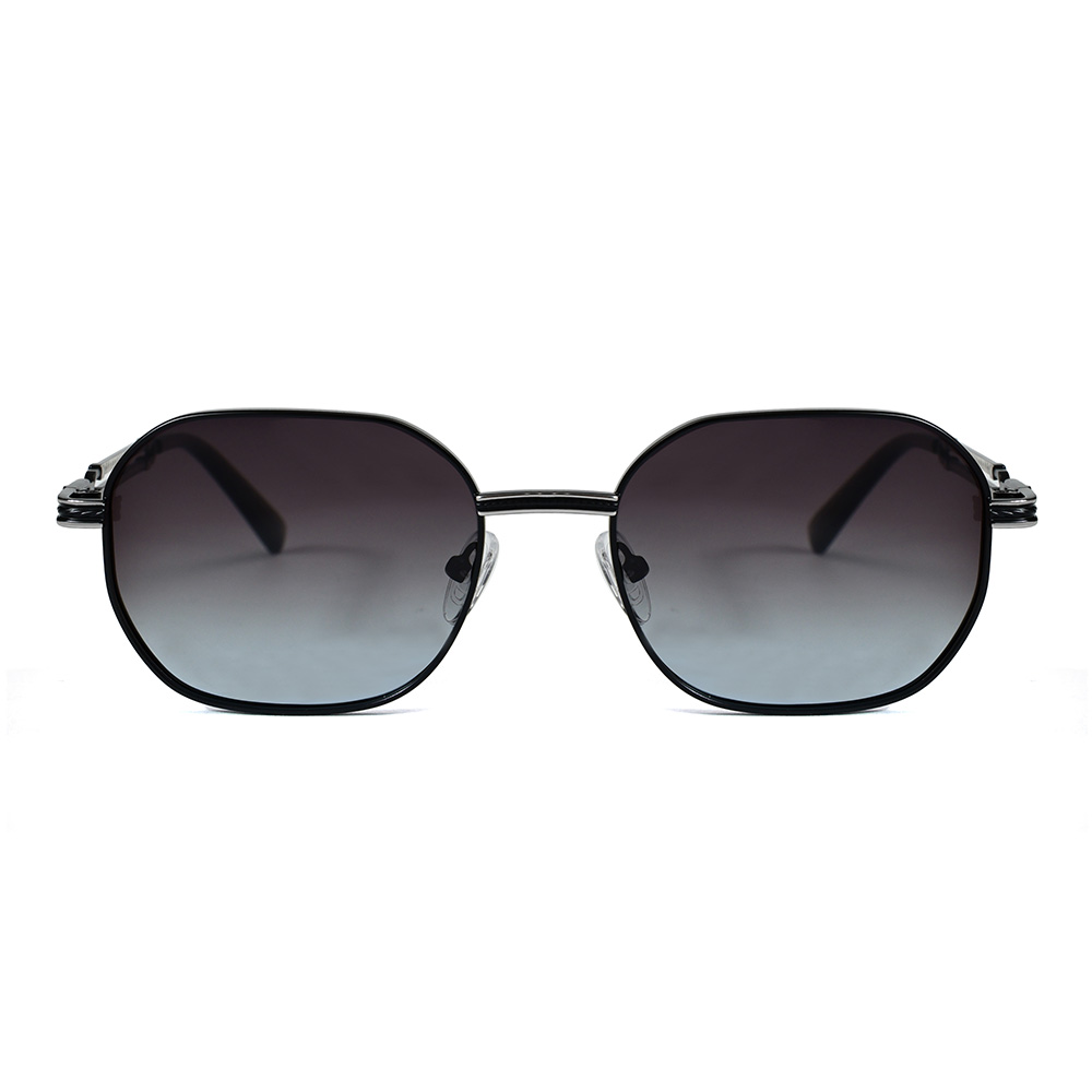 النظارات الشمسية المستقطبة ذات الهيكل الحلزوني المربع المعدني