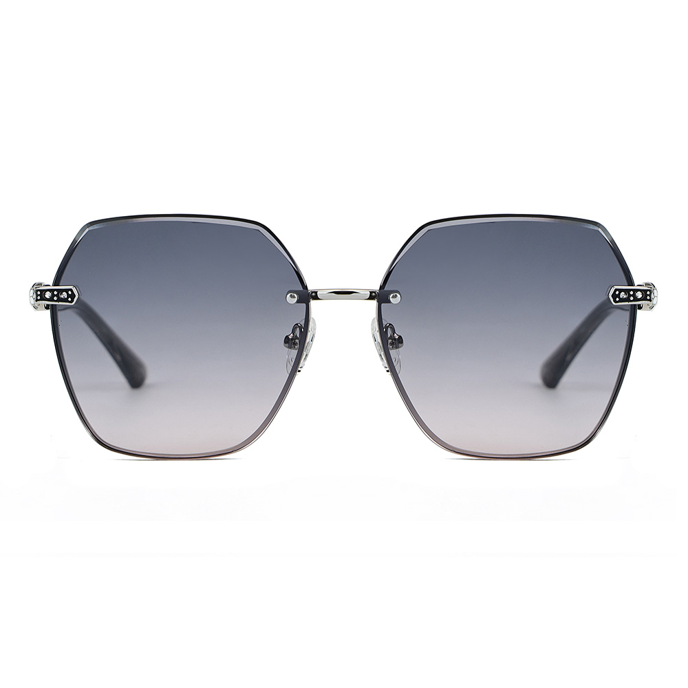 نظارات شمسية عصرية بدون إطار سداسية بمفصلات مجوفة