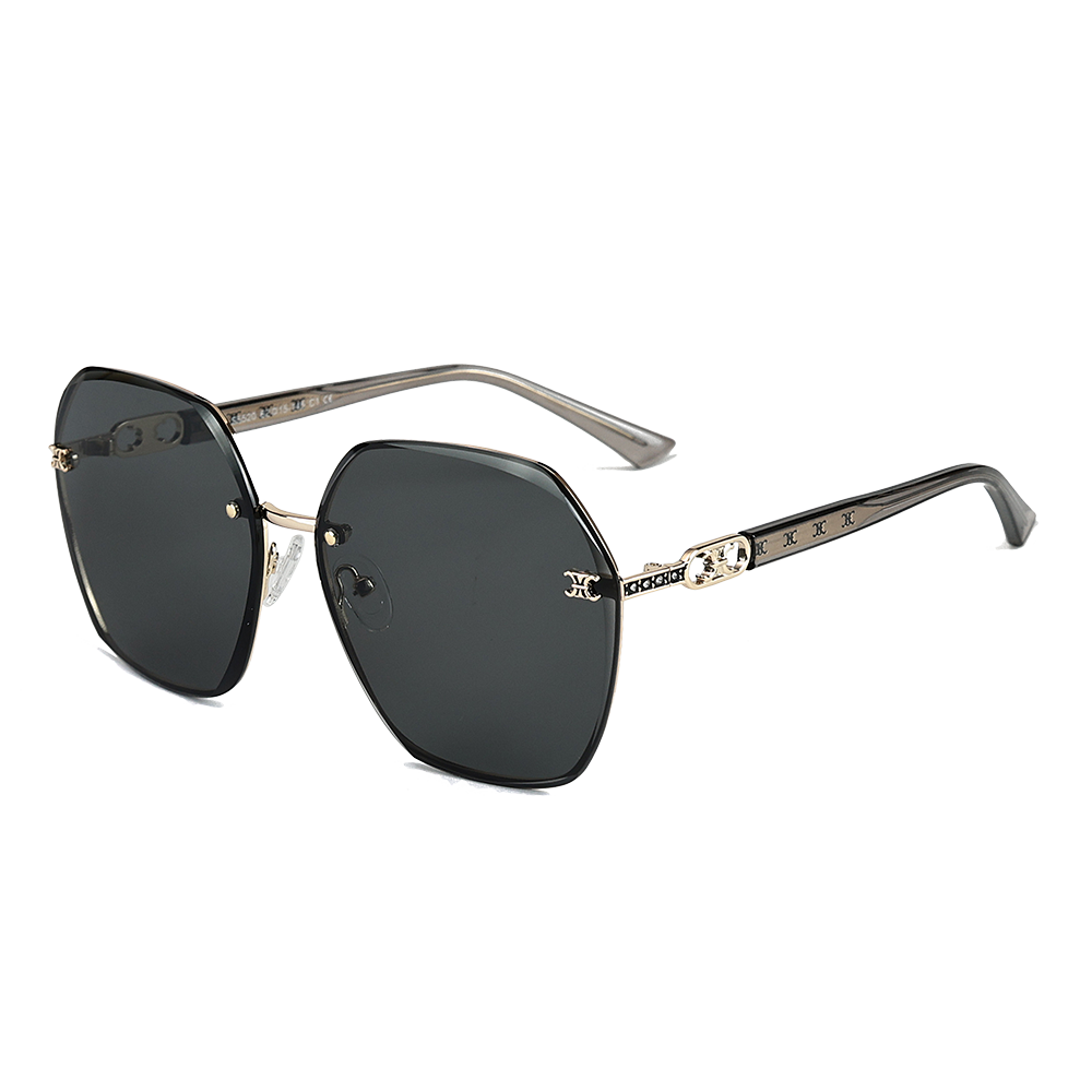 النظارات الشمسية الكورية نمط سداسية بدون شفة للجنسين