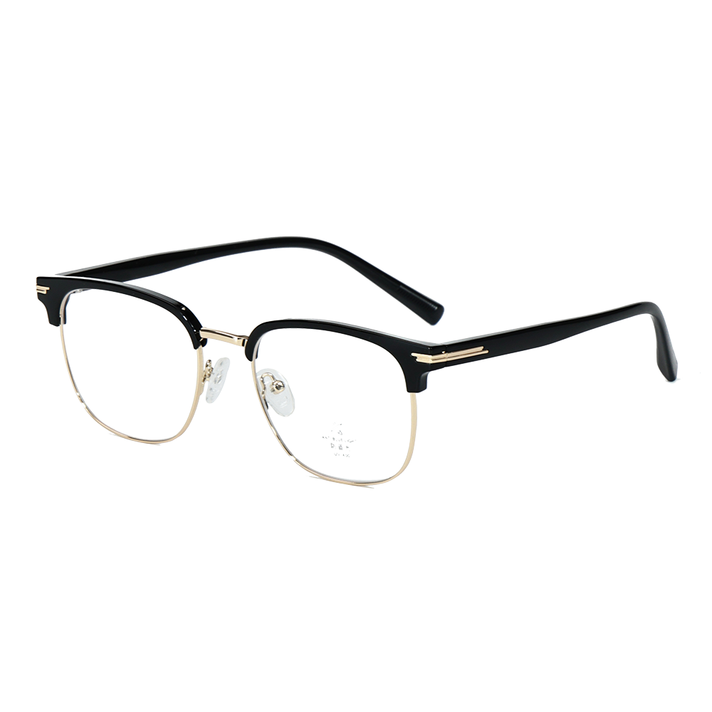 نظارات قراءة عصرية بنصف إطار مربع